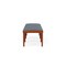Lesro Lenox Wood 3 Seat Bench Wood Frame, Cherry, RF Serene Upholstery LW3001 - alternate 2